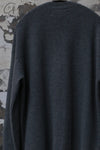 Mutedance 24 Autumn and Winter V-neck cashmere top series MD-MD24FW123-GRAY MD24FW123 MD24FW124